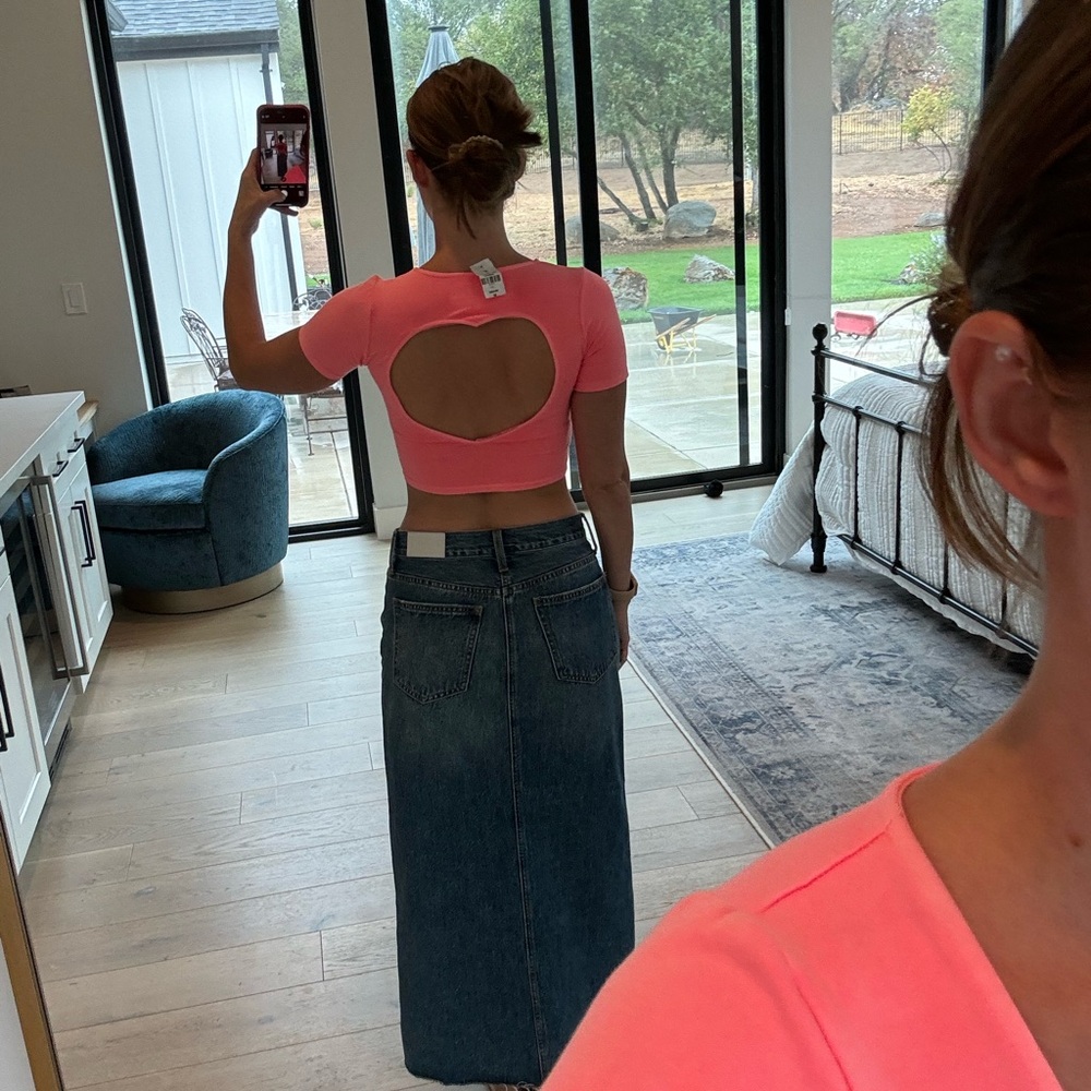 Heart cut out crop